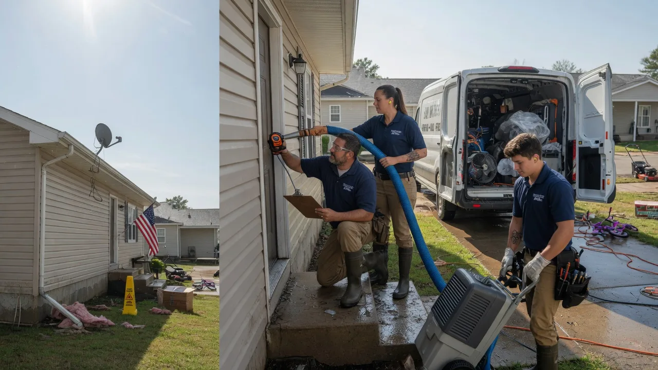 Ceiling Water Damage Restoration in Cleveland, ND near me